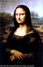 Mona Lisa in wobbler 3D